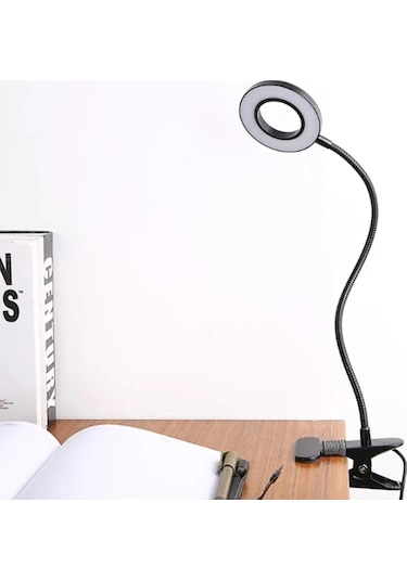 Kıskaçlı Akrobatik 3 Renk Ayarlanabilir Işık Gece ve Masa Lambası