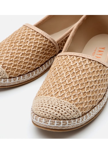 Hotiç Kadın Süet Bej Hasır Detaylı Espadril 01ayy306130a310 Bej