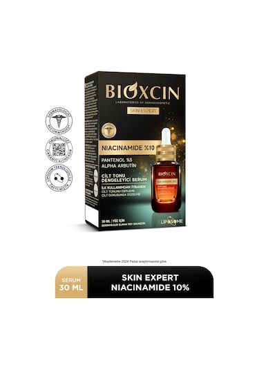 Bioxcin Skin Expert Niacinamide % 10 Serum 30 Ml - Panthenol % 5 Alpha Arbutin Ton Dengeleyici Yüz Serumu