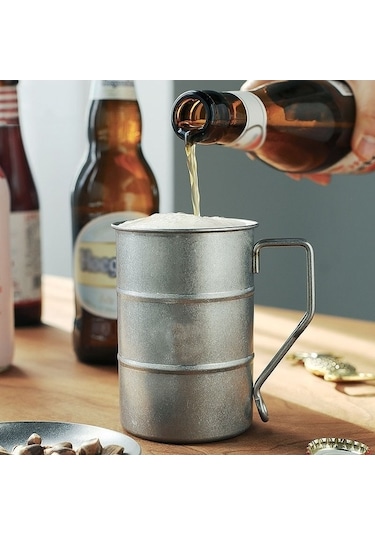 Wondernest 304 Paslanmaz Çelik Açık Piknik Kamp Su Bardağı, Retro Çok Renkli Tasarım Çok Renkli