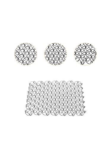 Suntek Bahar Net Coaster 304 Paslanmaz Çelik Tencere Mat Siyah