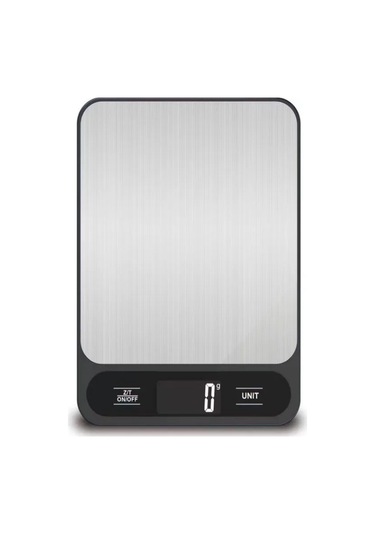 Siyah Şarj Edilebilir 1 Adet Siyah Gıda Ölçeği 10 Kilogram Siyah