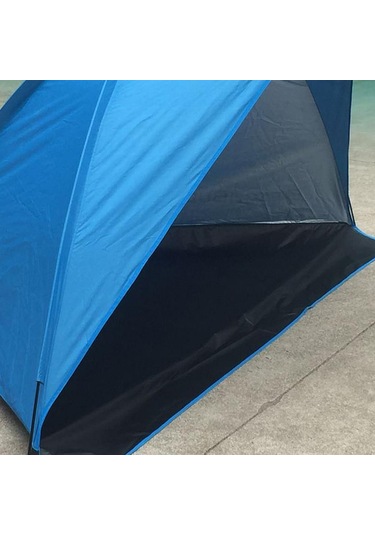 Suntek Plaj Çadırı Güneş Barınağı Gölgelik Açık Bahçe Mavi
