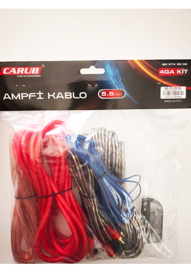 Amfi Tesisat Kablo Seti 4-ga Kit 5.5 Mm