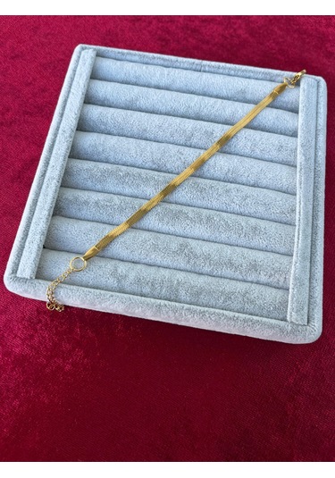 Altın Renk Unisex 4mm İtalyan Bileklik Vip Kararmaz Solmaz Erkek Çelik Bileklik Gold