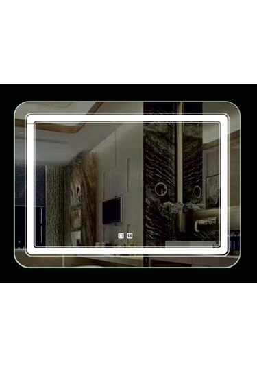 Brat 50x70 Bn054 Buğu Çözücülü Dokunmatik Led Ayna Düz Ayna