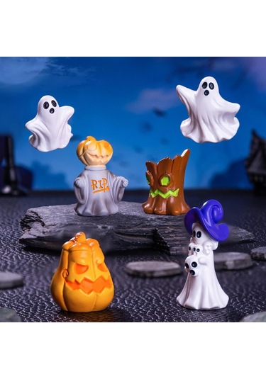 Suntek Hayalet Heykeli Şenlikli Atmosfer İç Mekan Balkon Orta