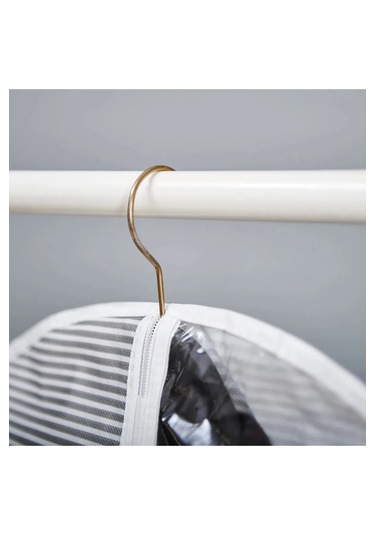 Pencereli Elbise Kılıfı 62x100 Beyaz