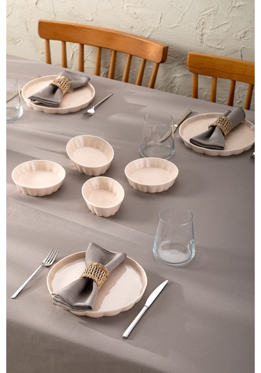 Emsan Cozy 14 Parça 6 Kişilik Kahvaltı Takımı Pembe Pembe