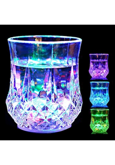 Sones Yaratıcı Renkli Led Işık Ananas Endüktif Gökkuşağı Renkli Bardak