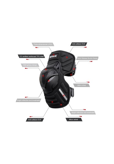 Sones Motolsg MT03 2'si 1 Arada Motosiklet Sürme Koruyucu Dişli Dizlik