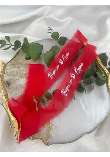 İsimli Söz Nişan Kurdelesi - İpek Kurdelesi K-1