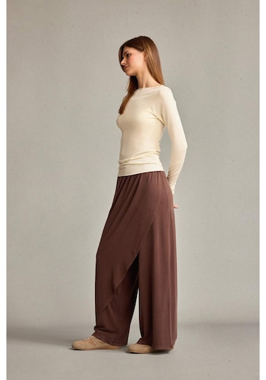 Defacto Relax Fit Normal Bel Düz Paça Modal Pantolon G1338ax25smbn219 Kahve
