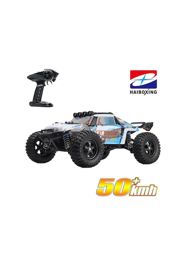 Haıboxıng Rc 1/12 901 Firebolt 50+ Km/h Sürat Uzaktan Kumandalı Rc Model Araba Rtr Elektrikli 4wd Offroad Truck Mavi