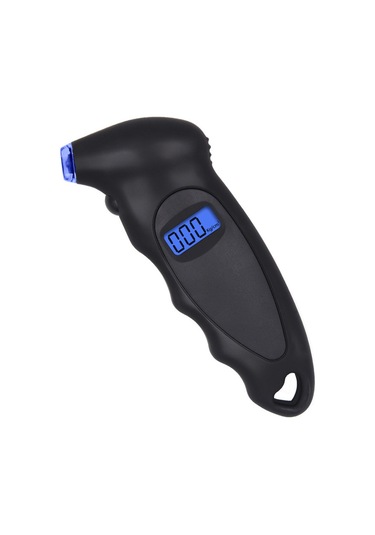 Youmex Dijital Lastik Basınç Ölçer Yüksek Hassasiyetli Elektronik Göstergeli 0-150 Aralığı Çok Birim Abs Malzeme Sıkıcı Siyah 53g