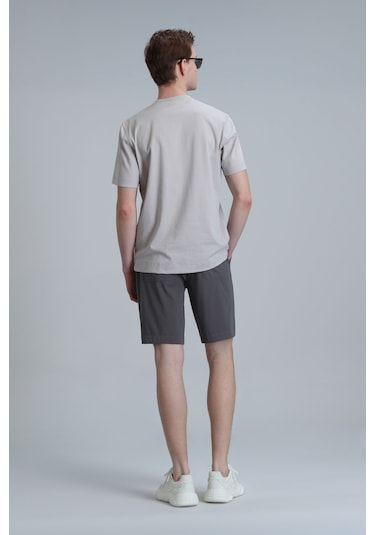 Lufian Erkek Chrıs Spor Chino Slim Fit Şort 111210071 Nefti Nefti Yeşili