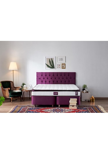 Nironyatak Niron Purple 150X200 Çift Kişilik Pedli Yatak Full Ortopedik Yayl