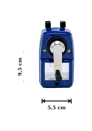 Mas 6730 Masa Tipi Orta Boy Kollu Kalemtraş - Mavi