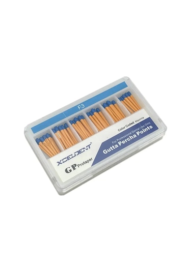 1 Kutu Diş Gutta Perka Noktası Diş Emici Gutta Percha Diş Kliniği Malzemesi 02 Konik Endodonti Dark Brown