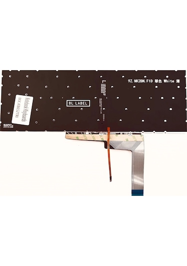 Msı Katana Gf76 Notebook Klavye Işıklı Beyaz Harf