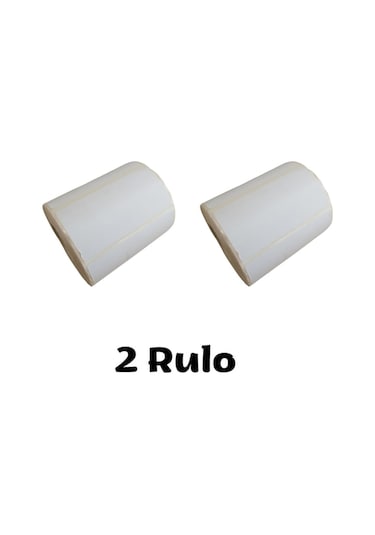 40x80 Mm Termal Terezi Etiketi Yaıpışkanlı Etiket 1 Rulo 500 Adet