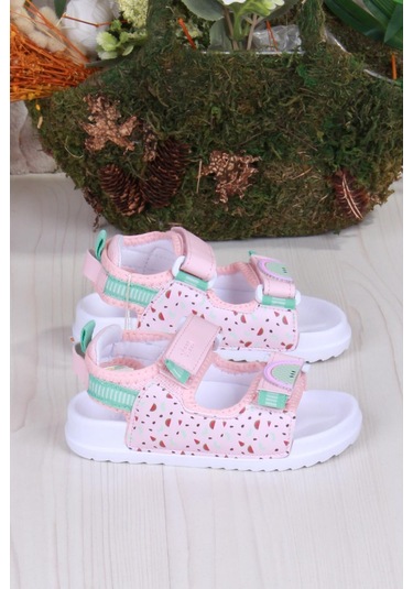 Vicco 332.b25y.251 Pudra İnkago Anatomik Kız Çocuk Sandalet Pudra