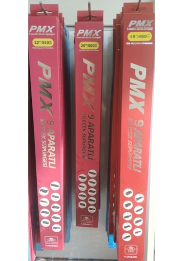Pmx 38CM Muz Oto Cam Sileceği 9 Aparatlı