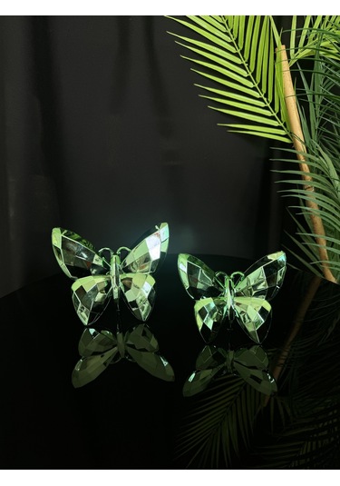 Halcyon Dekoratif Kelebek Krem