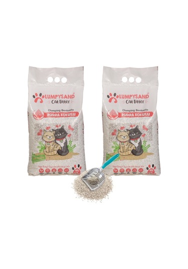 Lumpysand Bebe Pudralı Ince Kedi Kumu 2 x 10 KG