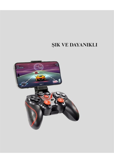 Bluetooth Kablosuz Oyun Kolu - Android Apple Uyumlu iPhone Pc Uyumlu