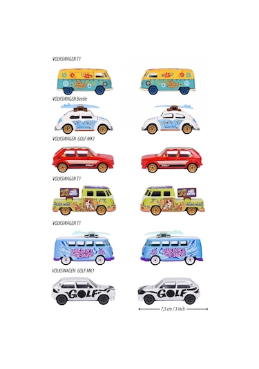 Majorette 1:64 Volkswagen The Originals - Smb-212055005