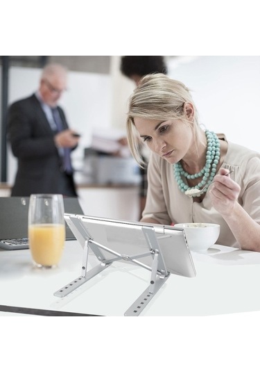 Didadodo Laptop Standı Alüminyum Küçük Boyutlu Katlanabilir Ayarlı