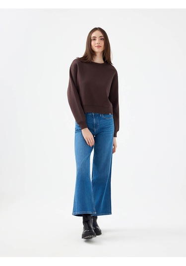 Loft Kahverengi Kadın Sweatshirt Lf2041105 Kahverengi