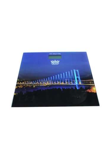 Crown Dijital  İstanbul Resimli Cam Baskül