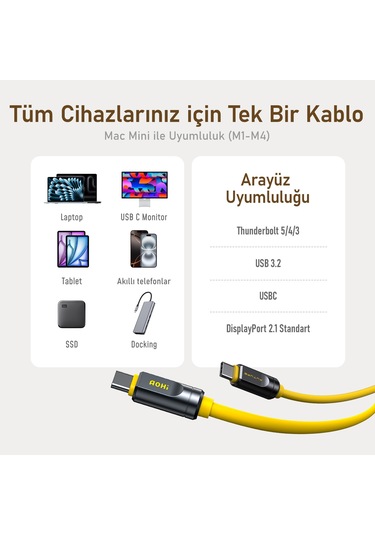 Aohi Magcube 67w 2 Portlu Şarj Adaptörü, 240w 8k Süper Hızlı Şarj/data Kablosu Seti