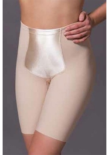 Magic Form Kadın Ten Dikişsiz Normal Bel Paçalı Korse 1653 Ten