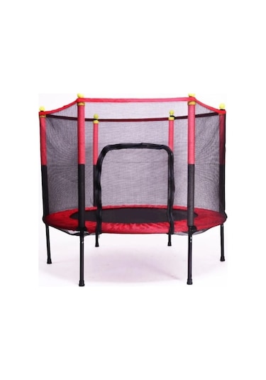 Fileli Büyük Boy Trambolin 140 Cm Çap Korumalı Kolay Kurulum Cks448