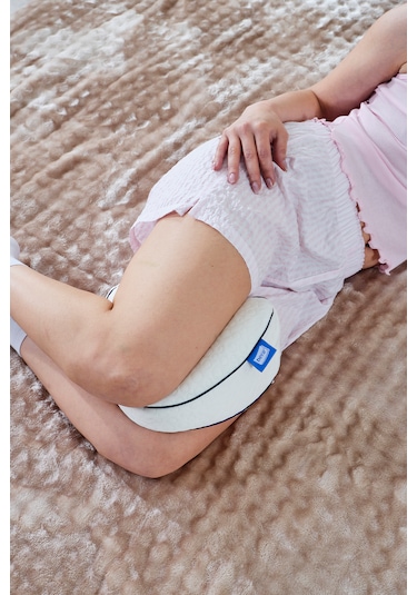 Pro V Model Diz Arası Ortopedik Yastık, Bacak Arası Visco Yastık