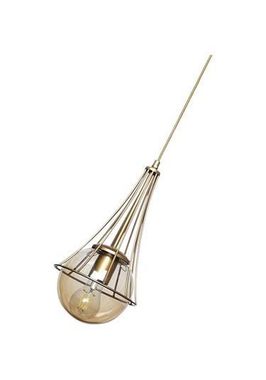 Lapis Tekli Eskitme-Bal Glop Camlı Avize