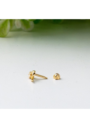 Bilezikci 14 Ayar Altın Piercing Tragus Küpe Kphsy14k22511 Sarı