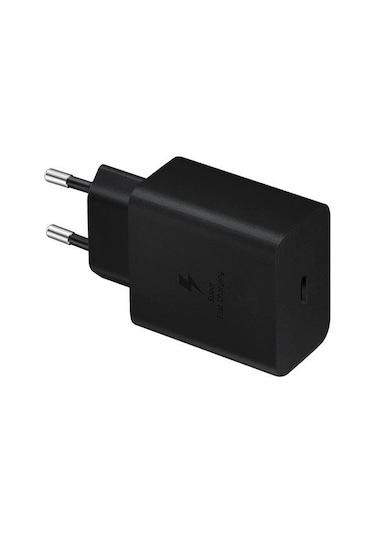 Samsung Uyumlu 45W Type-C Süper Hızlı Şarj Cihazı Siyah