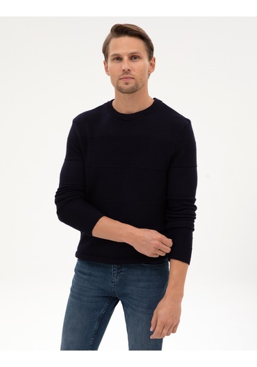 Pierre Cardin Erkek Lacivert Kazak /triko 50315713-vr033 Lacivert