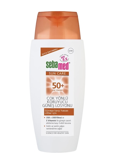 Seba Med Sun Care Spf 50+ Suya Dayanıklı Güneş Losyonu 150 ML