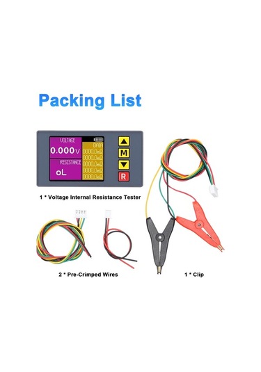 Pazly Ts457 Giriş Seviyesi Ac 4 Kablolu Kelvin Gerilim/direnç Test Cihazı, Kullanıcı Dostu Ekran Ve Otomatik Kapanma