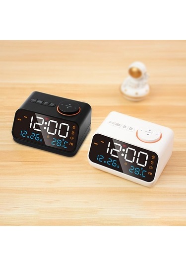 Besthome1 Mistaha Büyük Led Ekranlı Dijital Çalar Saat, 0-100% Dimmer, Uyku Ve Okuma Modu