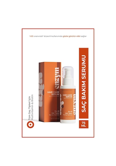 Enzym Cosmetics Multivitamin Saç Bakım Kompleksi Vitamin C Serum 75 ML