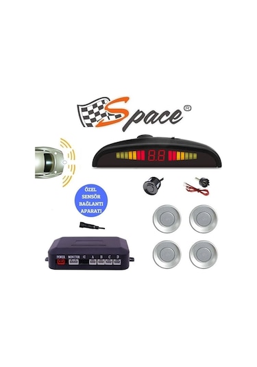 Space Park Sensörü Türkçe Sesli 22 mm Gri / GUPR19-G