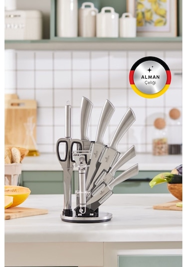 Karaca  Meister Bremen Alman Çeliği 9 Parça Bıçak Seti