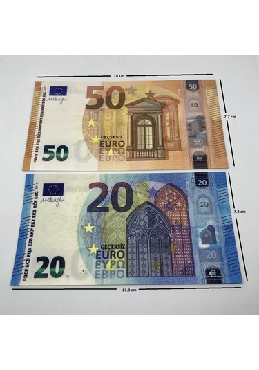 Aykar 200 Adet Geçersiz 20 Ve 50 Euro Düğün Para Dizi Film Tiktok Ve