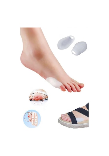 Ramdet Serçe Parmak Bunyon 1 Çift Ayak Kemik Koruyucu Makarasız Nasır Yara Koruyucu